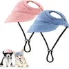 Одежда для собак, шляпа для домашних животных, солнцезащитный крем, бейсбольная кепка для занятий спортом на открытом воздухе с отверстиями для ушей, регулируемая для маленьких и средних собак