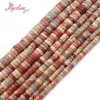 Andra 2x4 3x6 3x8mm Heishi Shoushan Stone Beads Loose Natural Spacer för DIY Kvinnor smycken som gör halsbandsarmband 15 227U