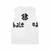 23ss Top Designer Luxe zomermode mode High Street katoenen T-shirt tanktop Sweatshirt belettering Top bedrukte heren en dames catwalkmodellen