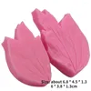 Baking Moulds DIY Tools For Western Pastry Front And Back Leaf Clamping Mold Turning Sugar Cake Silicone Appliance