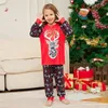 Family Matching Outfits Merry Christmas Winter Pajamas Set Lattice Print for Parent child Clothes Sleepwear 231027