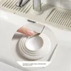 Torneiras de cozinha Torneira de pia de silicone Mat Splash Guard Handle Bandeja de coletor de gotejamento para contador de banheiro durável