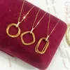 Pingentes simples forma geométrica feminino para colar moda círculo circular pingente clavícula corrente 18k camisola de ouro