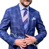 Ternos masculinos conjunto blazer casaco calça mais recente design suporte lapela casamento para homem 2 peças fino cabido formal elegante noivo fraque