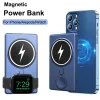 Powerbank magnetico per iPhone 14 13 12 11Max Apple Watch AirPods Caricatore wireless veloce Batteria esterna Macsafe Power Bank