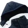 Parkas de plumón para hombre ABRIGO ACOLCHADO DE ALGODÓN ESPESADO DE CASHMERE PARA HOMBRE A PRUEBA DE VIENTO INVIERNO 2023 TOP DE MARCA DE MODA 231027