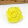 Dekorativa blommor 20st/parti 4 cm mini konstgjorda pe skum rose blommhuvud bröllop hem dekoration handgjorda diy jul falska bollhantverk