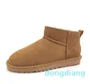 Mini Snow Boot Boots Winter Classic Suede Keep Warm Plush Chestnut Grey Men Woman Designer Ankle Casual Booties Slippers Shoes