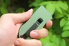 Specialerbjudande M6678 Automatisk taktisk kniv SK5 Satin Tanto Blade CNC Green Aviation Aluminium Handle EDC Pocket Paper Cutter Knives med 5st Blades