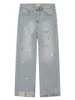 Женские джинсы Y2k Уличная одежда с графическим рисунком Harajuku Модные мешковатые брюки Повседневные уличные зимние джинсовые брюки с множеством стопок