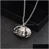 Pendant Necklaces 6 Colors Magic 4 P O Memory Floating Locket Necklace Angel Wings Flash Box Fashion Album Folding Gift Drop Deliver Otbgl