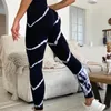 Kvinnors leggings Träning Push Up Busport Training Jogging Pants Tie Dye Seamless Women High midje Yoga Gym