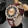 Womens Watches Lige Original Watch Top Luxury Fashion Ladies Waterproof Leather Armband Quartz Woman Wristwatch Montre Femme 231027