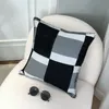 Letter Designer Kudde Hus Bedding Home Room Decor Pudow Case Couch Chair Soffa Orange Car Thick Cashmere