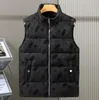 5XL black designer mens vest zipper plaid puffer vest bodywarmer down cotton mens gilet sleeveless winter jacket coat