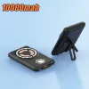 10000mah Manyetik Qi Kablosuz Şarj Cihazı İPhone 14 13 13 12 12 PRO POWERBANK Kablo Taşınabilir Harici Pil Şarj Cihazı