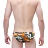 Men's Swimwear Mens Sexy Briefs Camouflage Print Bikini Panties Low Waist Male Modal UnderPants Sunbath Beach