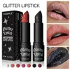 Lipstick Glitter Waterproof Long Lasting Moisturizing Matte Nonstick Cup Pearlescent Diamond Lip Tint Red Sexy Lips Makeup 231027