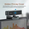 H705 HD 1080P USB Câmera de computador 360 graus giratória com redução de ruído Streaming ao vivo de videoconferência webcam