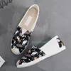 Damen-Hausschuhe, Kirsche, Ananas, Erdbeere, Wassermelone, Stern, Katzen, Schwarz, Weiß, Turnschuhe, modische Damen-Leinwand-Loafer, Freizeitschuhe, Outdoor-Designer-Slipper