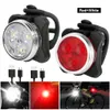 Lumières de vélo Mini lampe de vélo portable étanche Lampe de vélo avant blanche Avertissement rouge Feu arrière de vélo Feu arrière VTT Conduite de nuit sûre 231027