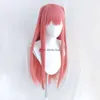 Costumes Catsuit les quintuplés par excellence Nakano Nino Cosplay filles 80 cm de long avec épingles à cheveux cheveux jeu de rôle de fête d'Halloween + bonnet de perruque