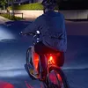 Feux de vélo Feu arrière de vélo type de batterie voyant d'avertissement de vélo feu rouge feu arrière de sécurité vtt accessoires de pilier de siège de vélo 231027