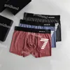 Calzoncillos con estampado de letras para hombre, ropa interior de diseñador de marca, Boxers cómodos e informales