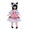 Dolls 30 cm dwuwymiarowy anime twarz lalka 16 lalka bjd lub ubieranie ubrań dla dzieci