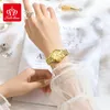 Relógios de pulso Fate Love 9931 Original Quartz Relógio Feminino Moda Clássico Sólido Aço Inoxidável À Prova D 'Água Elegante Pulseira Set