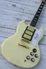 Chitarra elettrica personalizzata SG Crema di chitarra elettrica Bianco Accessori in oro lucido in stock Spedizione rapida