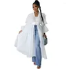 Casual Dresses Chiffon Top Long Dress Women's Autumn Fashion Solid Temperament Hylsa All-Match Zip Shirt Robe Wholesale