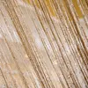 Rideau brillant gland argent ligne chaîne 100x200 cm cantonnière salon diviseur mariage décoration bricolage 231027