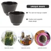 Кастрюли, 2 предмета, чайный сервиз, чугунная чашка, керамические кофейные кружки, чашки ручной работы, креативная чайная посуда, кастрюля