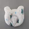 Kuddar födda baby Ushaped Pillow Cotton Bear Excentric Head Correction Forming Children Beddings Bed Products 231026