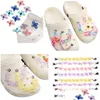 Charms Parti di scarpe Accessori Mix Consegna veloce Catena 3D Modello di aereo stellare Charms per scarpe in PVC stile messicano personalizzato Fibbia morbida R Dh017