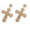 Dangle Earrings European And American Fashion Foreign Trade Jewelry Female Personality Simple Cross Border