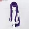 Catsuit Costumes Oshi No Ko Hoshino Ai Cosplay 80cm Purple Highlight Rose Pink Anime Wig Heat Resistant Synthetic Hair +wig Cap