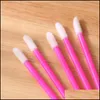 Disposable Lip Brush Lipstick Lips Glossy Eyelash Lash Extension Mascara Wands Applicators Cleaner Makeups Tool Drop Delivery Dh4Zj