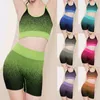 Active Sets Women's Comfortable Shockproof Fitness Running Yoga Tank Top Without Steel Rings Colored Cotton Set Full Sheet With Lace