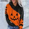 Herren Hoodies Sweatshirts Damen Pullover Hoodie Sweatshirts Damen Sweatshirts für Damen Halloween Kürbis Druck Hoodies Herbstmode Langarm L231027