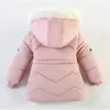 Down Coat Year 2023 Girls Coats Long Sleeve Hooded Jacket For Toddler Girl Clothes Childrens Thicken Winter Outerwear Years 231026