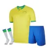 22 BRASILIEN Fußballtrikot KIDS KITS Camiseta de futbol PAQUETA NERES COUTINHO Fußballtrikot JESUS MARCELO CASEMIRO Brasilien 22 23 Maillots Fußball