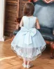 Flicka klänningar prinsessan blomma klänning tutu bröllop födelsedagsfest barn för flickor barn dräkt tonåring prom design 2023