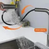 Keukenkranen Douche Waterval Spatkop Koud- en afwasbak Gootsteen Multifunctionele draaibare kraan