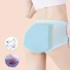 Feilibin 5pcs / lot anti-fuite période menstruelle culottes femmes sous-vêtements pantalons physiologiques coton sain sans couture dames culottes Y2700