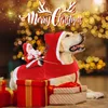 Hondenkleding Kerst Hondenkostuum Kerstman Rijden Huisdier Cosplaykostuums Feest Honden Outfit voor kleine tot grote honden Kerstman Huisdierenkleding 231027