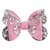 Accessoires pour cheveux, nœuds papillon à paillettes, avec Clips pour bébés filles, épingle à cheveux faite à la main, Barrettes de tête, cadeau