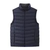 Donsparka's voor heren Herfst Winter Heren Eendendonsvest Jas Ultralicht mouwloos puffervest Ultradun lichtgewicht donsjack Vest 231026