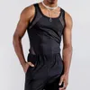 Canottiere da uomo Uomini sexy Senza maniche Fitness Palestra Gilet sportivo T-shirt muscolare Canotte Casual Respiro Maglia Patchwork Canotte Streetwear